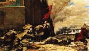 Georges Clairin The Burning of the Tuileries Norge oil painting reproduction